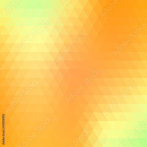 Mosaic background, blank. Colored triangles. Smoothened coloring. Element for graphic design.