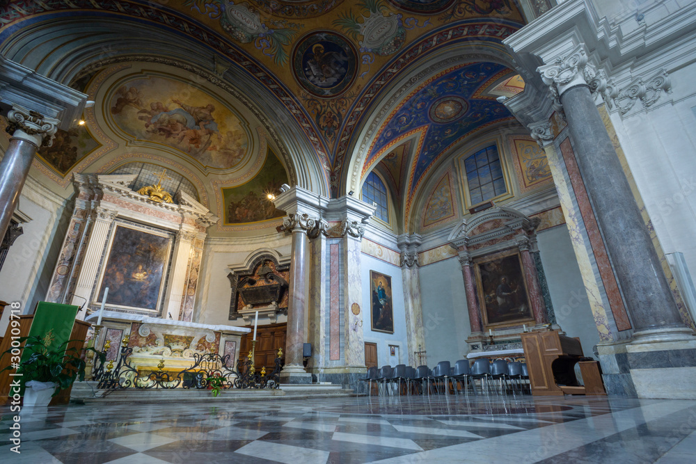 the church of Sant'Anastasia al Palatino. Rome, Italy