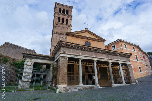 the church of San Giorgio in Velabro. Rome, Italy