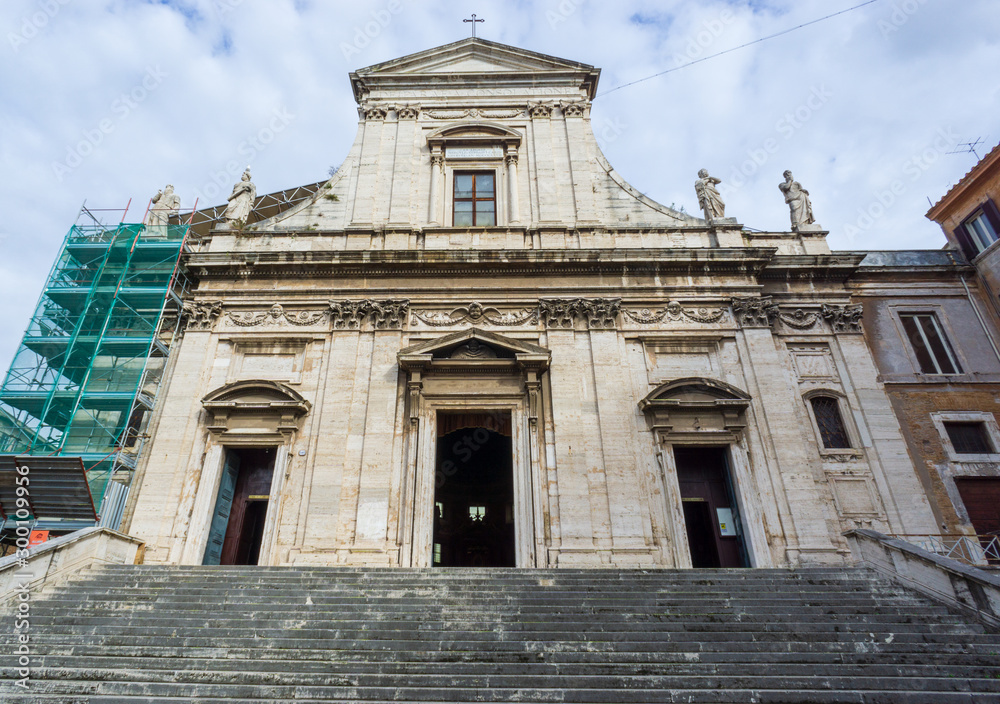 the church of Santa Maria della Consolazione. Rome, Italy