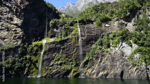 Neuseeland Milford Sound Wasserfälle