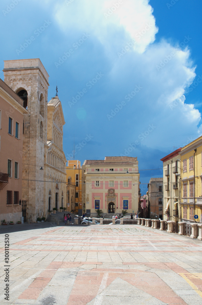 Cagliari, Sardinia, Italy - Piazza Palazzo ( Palace square )