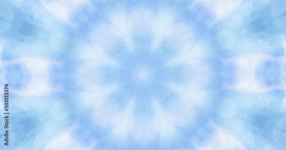 Blue abstract blurred Christmas lights bokeh background in 4K Blue abstract blurred Christmas lights bokeh background in 4K