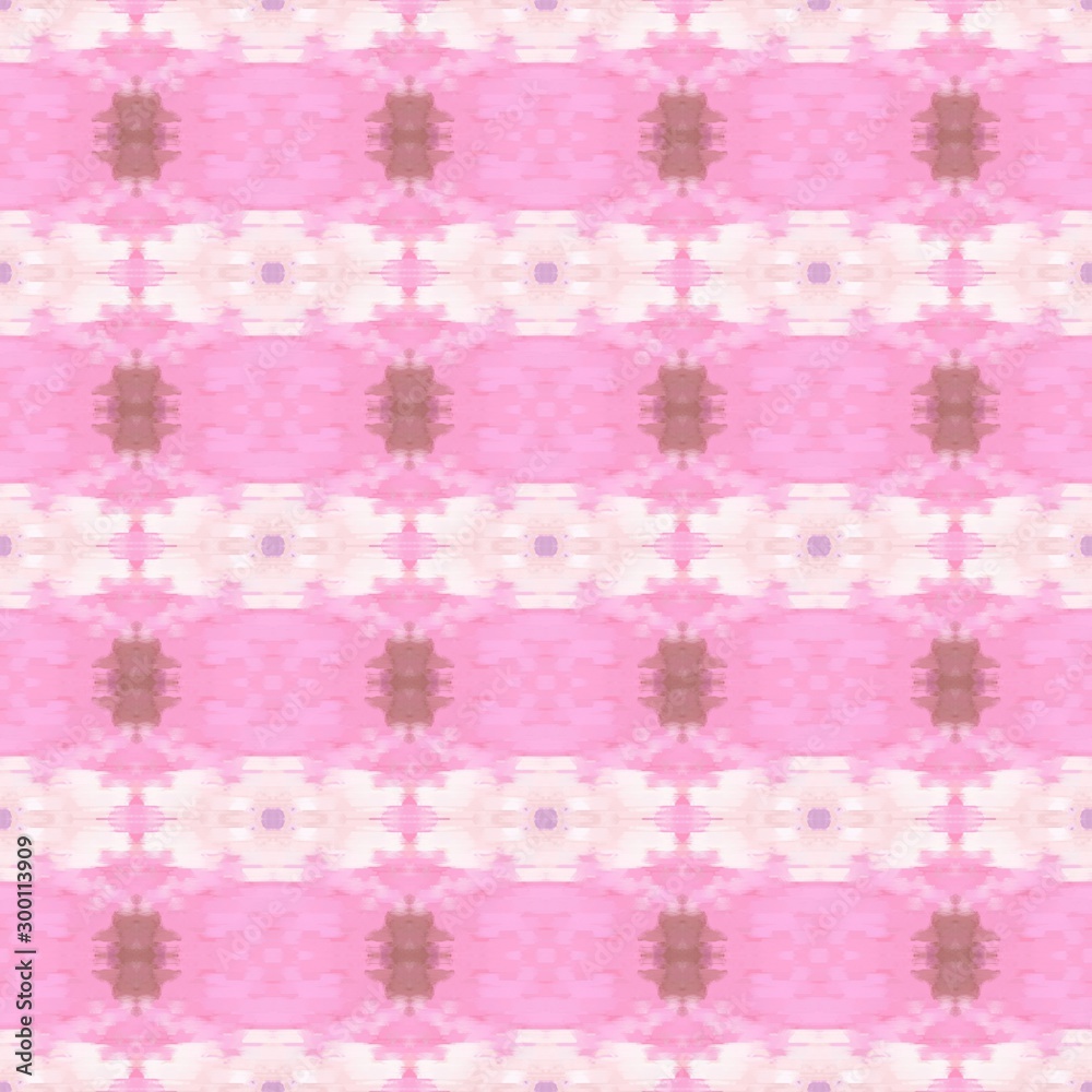 seamless abstract geometric pattern with pink, linen and rosy brown color