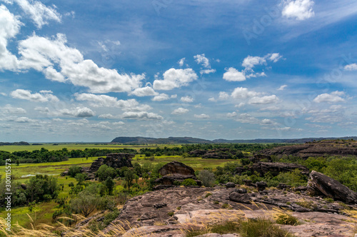 panorama from the Nadab Lookout in ubirr, kakadu national park - australia