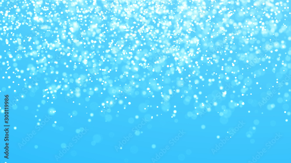Winter background with snowfall. Christmas and New Year holidays background. Snow background.
