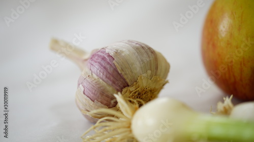 Knoblauch Close-Up