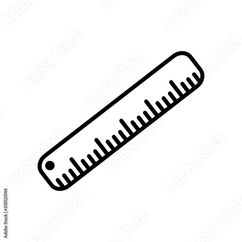 rulers icon trendy flat design