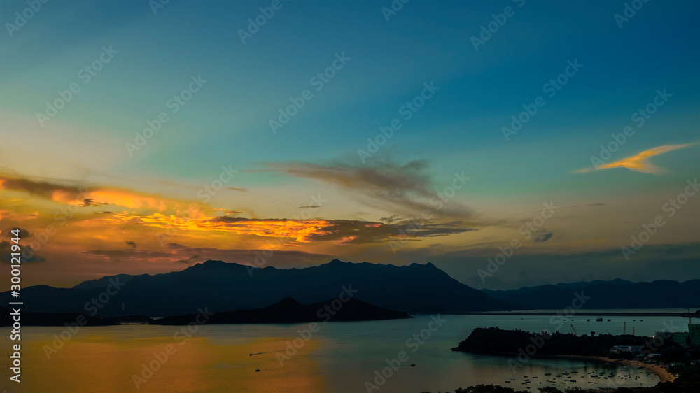 Sunset in Ma On Shan, Hong Kong