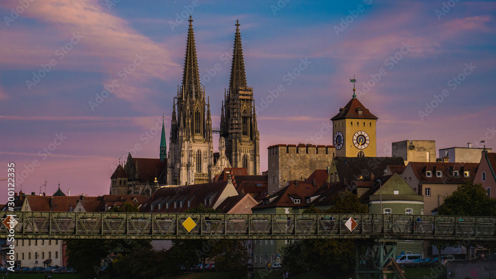 Obraz premium Stadtansicht Regensburg