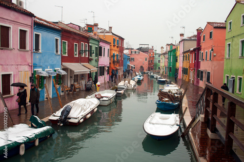 Obraz na płótnie Burano Italy w salonie