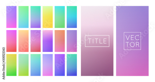 Display Gradient Swatch Palette Set