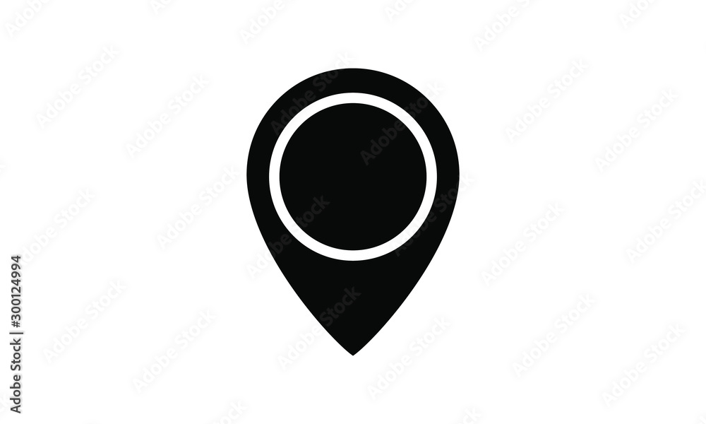 pin location icon vector