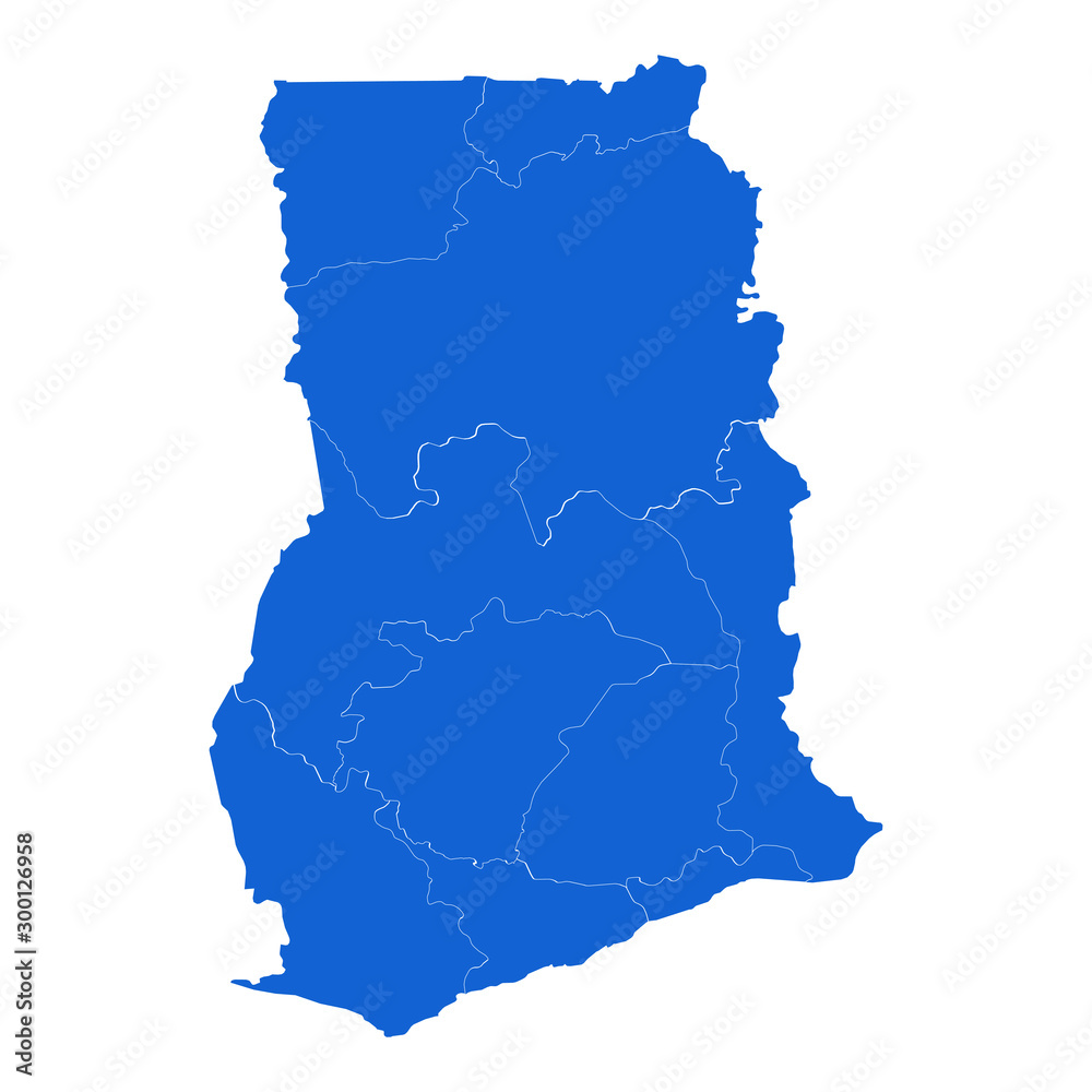 Obraz premium country on the world map