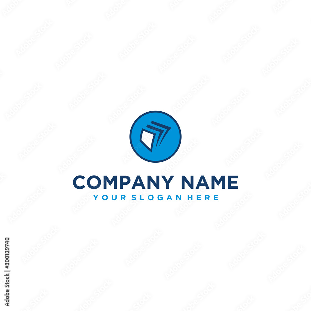 Financial logo design vector