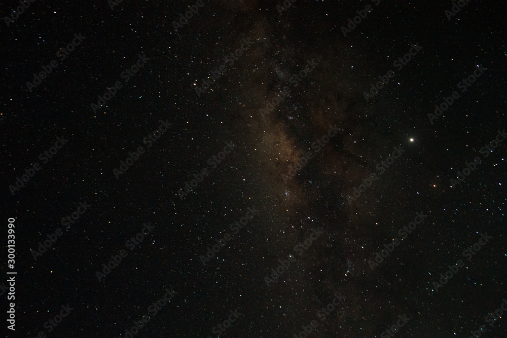 Austral sky milky way detail taken from Tanzania