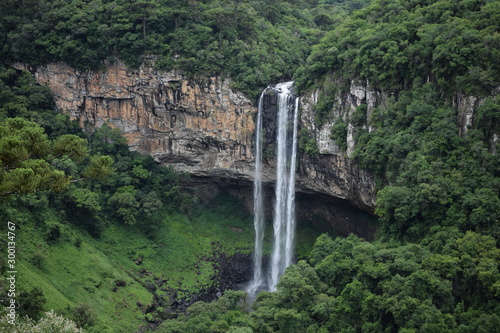 Canela - Rio Grande do Sul - Brasil - January 13 2019 - Cachoeira do Caracol - snail waterfall