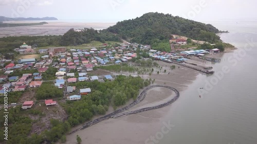 Kuching, Sarawak / Malaysia - October 16 2019: The buildings, landmarks and scenery of the Kuching city, capital of Sarawak, Borneo island photo