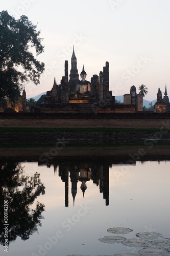 Sukhothai Kingdom in the past  during the reign of King Ramkhamhaeng about 700 years
