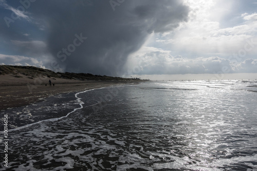 Running for the storm