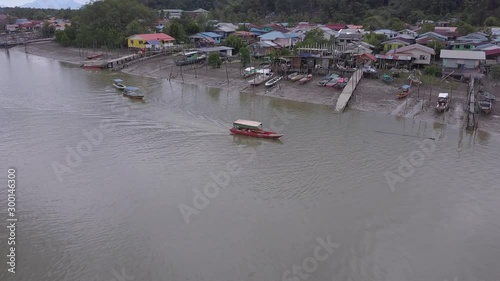 Kuching, Sarawak / Malaysia - October 16 2019: The buildings, landmarks and scenery of the Kuching city, capital of Sarawak, Borneo island photo