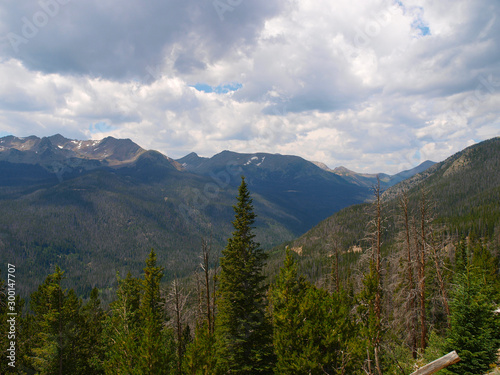 Along the Trail Ridge Road in the Rocky Mountain National Park