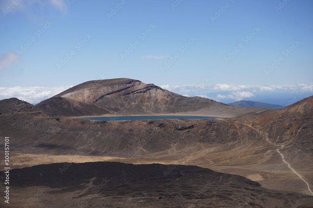 Naklejka premium Tongariro alpine crossing