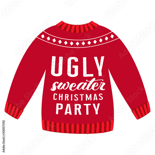 ugly sweater party card