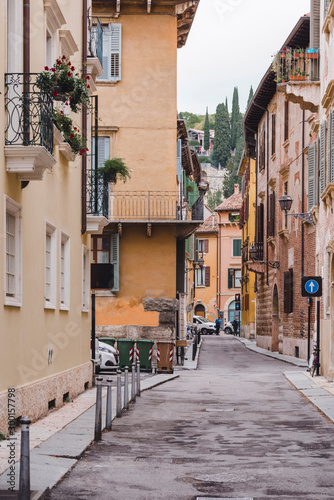 Fototapeta Naklejka Na Ścianę i Meble -  Verona, Italy. City street