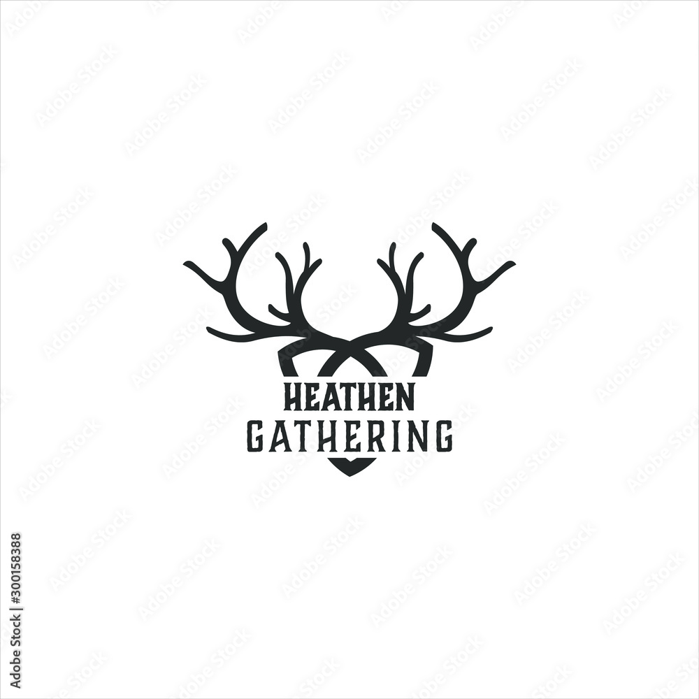 deer , logo design modern concept deer , logo design modern concept