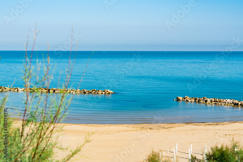 Beach of Termoli  Adriatic Sea  Italy