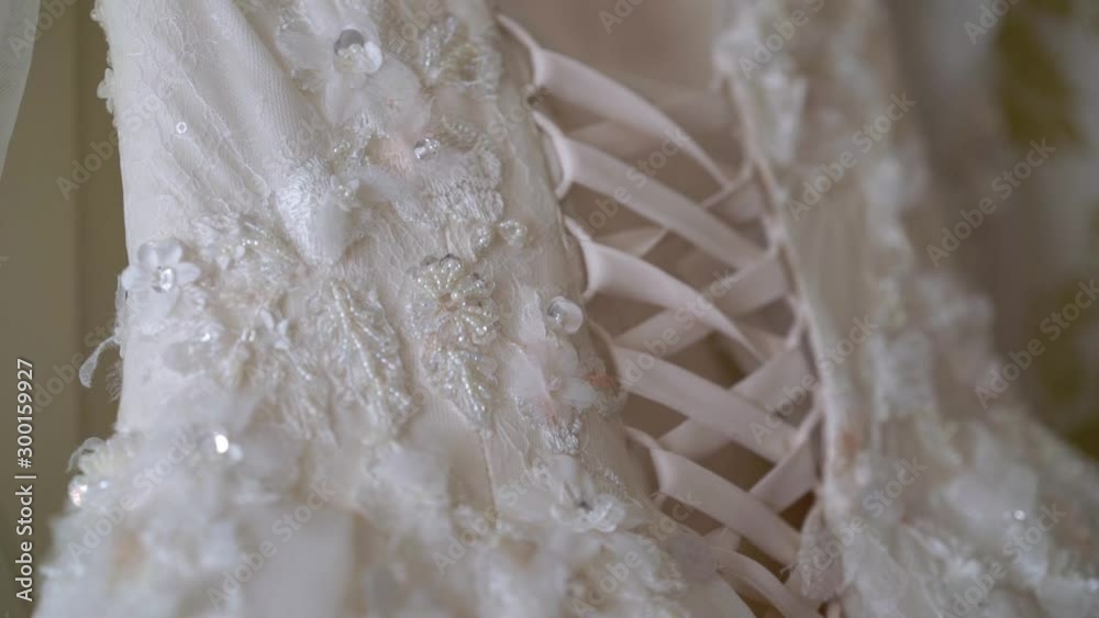 Luxury wedding dress for bride. Bridal white gown Luxury wedding dress for bride. Bridal white gown