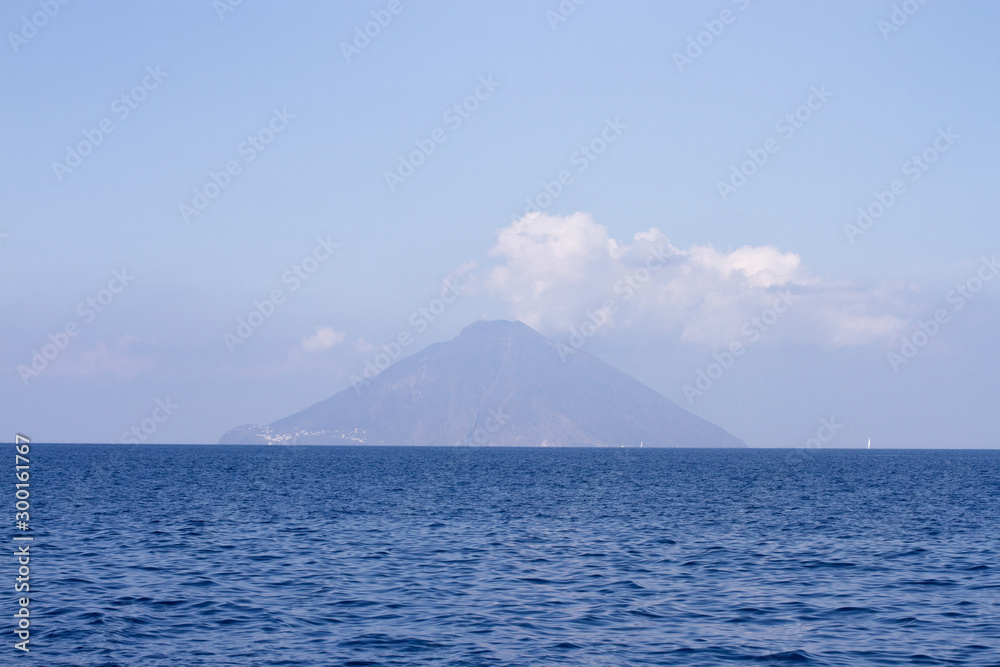 landscape italy sicily vulcano nature island volcano