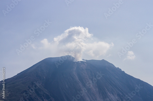 landscape italy sicily vulcano nature island volcano