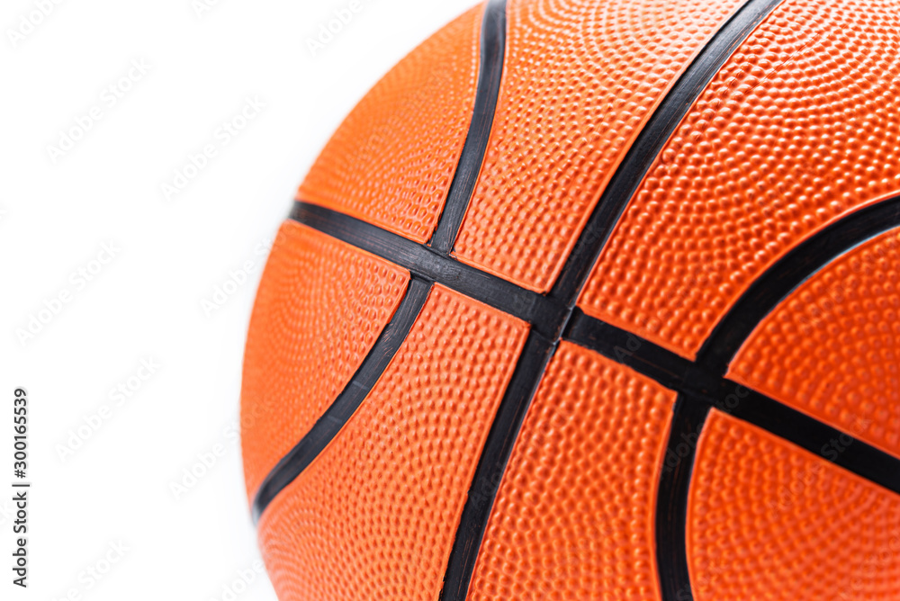 Fototapeta premium Orange basketball isolated on white background
