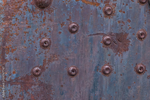 錆のパターン Retro iron plate or automobile rust pattern