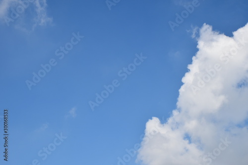 Blue sky background and white clouds soft focus. blue sky cloudsfor background.Natural background.