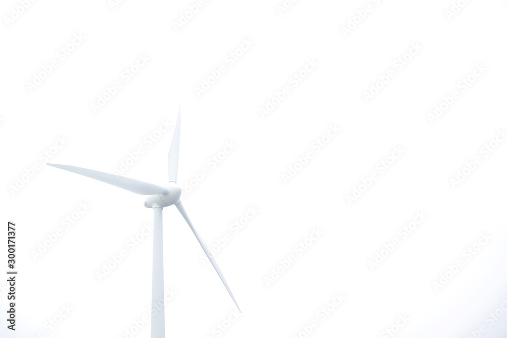 one wind generator close up