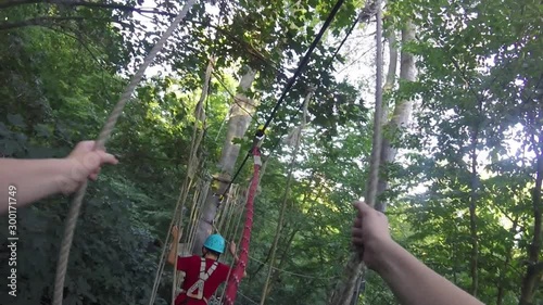 Kletterwald Neroberg. Wiesbaden.	