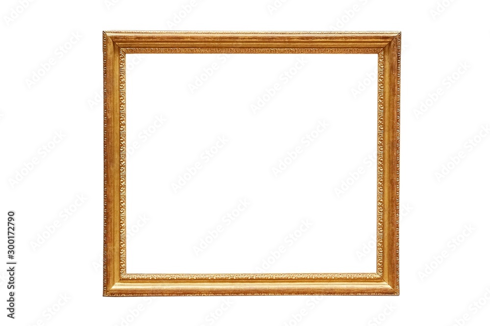 Empty picture frame on white background Empty picture frame on white background