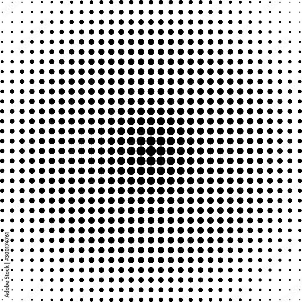 Vector halftone dots. Circle abstract dots vector background. EPS 10