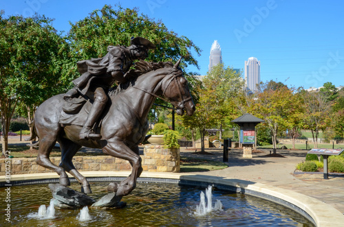 Vászonkép Captain James Jack statue in Elizabeth Park