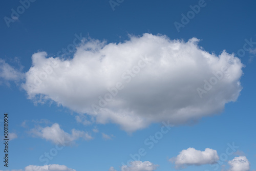 a clear sky and wonderful clouds