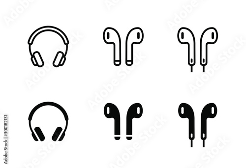 Headphone airpod icon photo