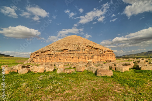  Medracen  - a royal mausoleum-temple of the Berber Numidian Kings near Batna city  - Algeria photo