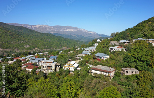 Dilijan town aerial view, Armenia
