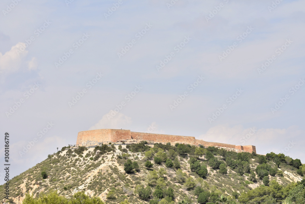 Guardamar castle in Guardamar del Segura, Alicante. Spain. Europe. 