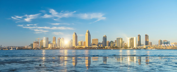 Downtown San Diego skyline in California, USA