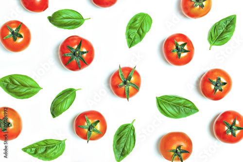 Red tomato. Top view. © Natalia Samorodskaia