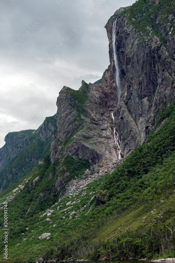 Waterfall in Gros Morne National Park